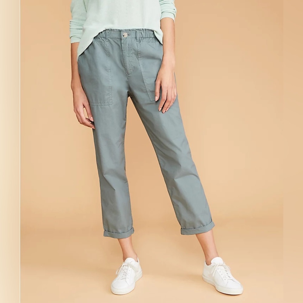 Lou & Grey Poplin Pants NWT